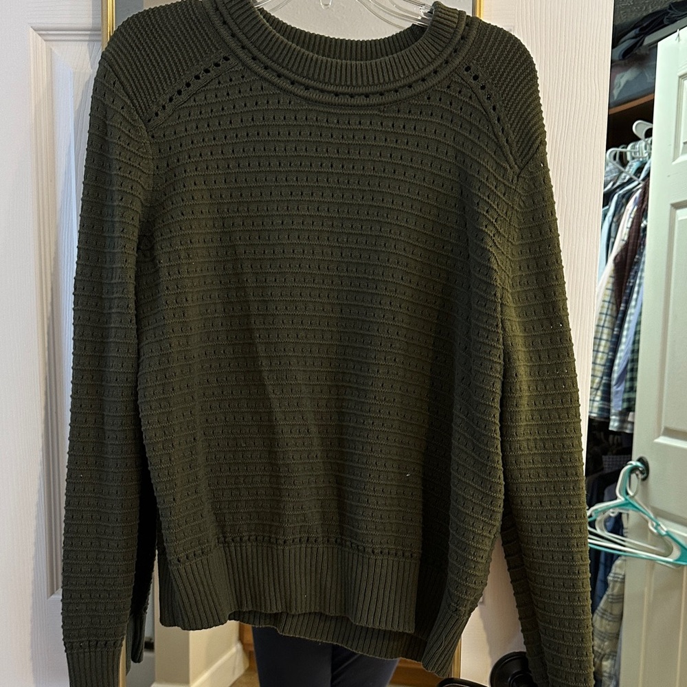 LOFT Olive Knit Women's Sweater